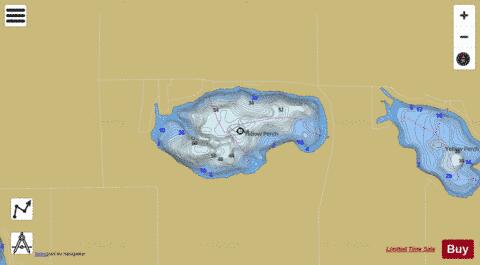 Yellow Creek Lake depth contour Map - i-Boating App