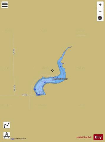Polk Daniels Lake (Elk Co. SFL) depth contour Map - i-Boating App