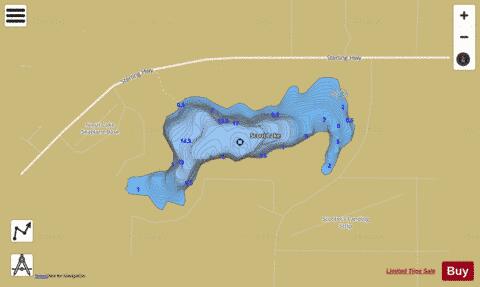 Scout Lake depth contour Map - i-Boating App