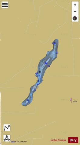 Barr Lake depth contour Map - i-Boating App