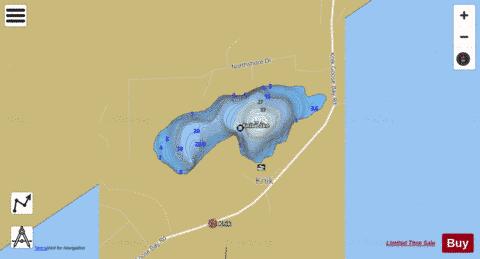 Knik Lake depth contour Map - i-Boating App