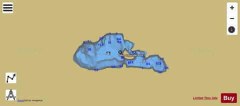 Lake Omelaktavik depth contour Map - i-Boating App
