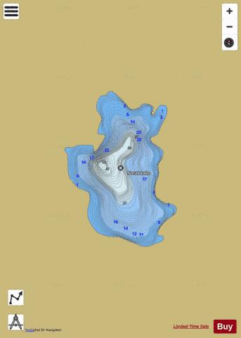 Norak Lake depth contour Map - i-Boating App