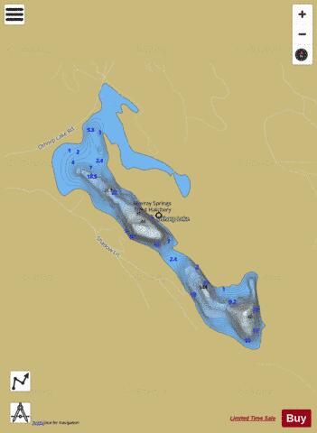 Othorp Lake depth contour Map - i-Boating App