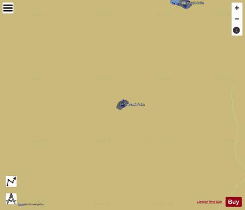 Edwards Lake depth contour Map - i-Boating App