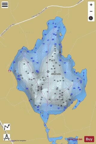 Alford Lake depth contour Map - i-Boating App