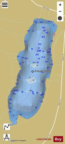 Cochnewagon Lake depth contour Map - i-Boating App