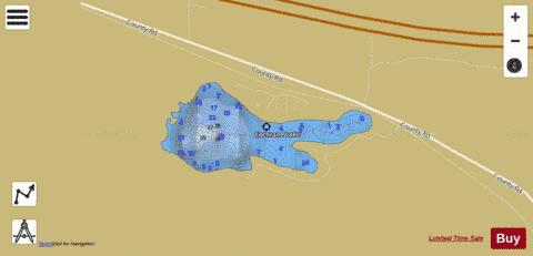Cochrane Lake depth contour Map - i-Boating App