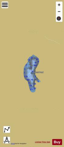 Forest Pond depth contour Map - i-Boating App