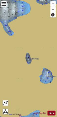 Galilee Pond depth contour Map - i-Boating App