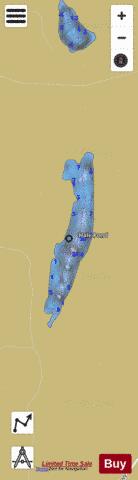 Hale Pond depth contour Map - i-Boating App