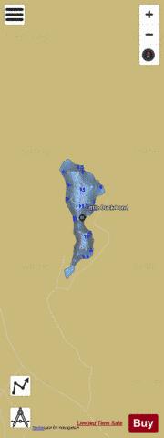 Little Duck Pond depth contour Map - i-Boating App