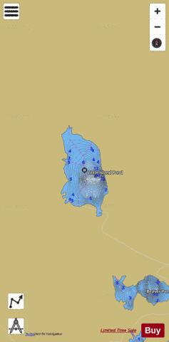 Little Island Pond depth contour Map - i-Boating App