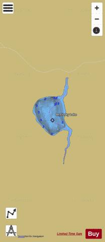 McClusky Lake depth contour Map - i-Boating App