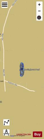Meetinghouse Pond depth contour Map - i-Boating App