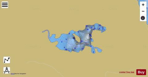 Mosquito Pond depth contour Map - i-Boating App