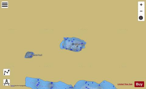 Tilden Pond depth contour Map - i-Boating App