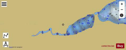 Little Dole Pond depth contour Map - i-Boating App