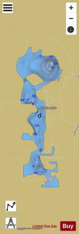Turtle Lake depth contour Map - i-Boating App