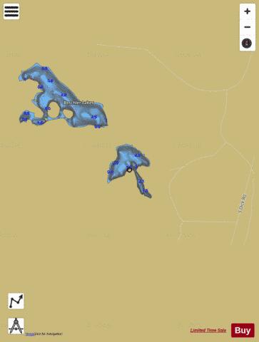 Betchler Lake, Little depth contour Map - i-Boating App