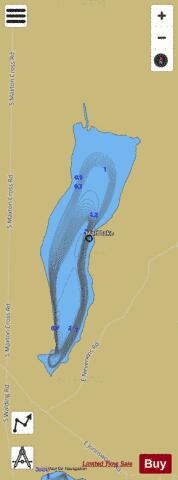 Marl Lake depth contour Map - i-Boating App