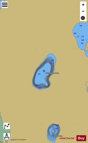 Stringham Lake depth contour Map - i-Boating App