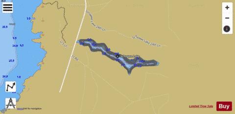 Schaawe Lake depth contour Map - i-Boating App