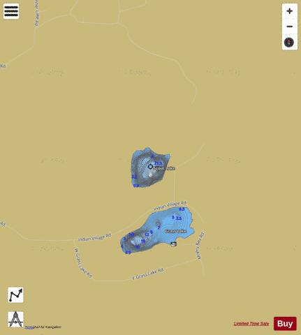 Scout Lake depth contour Map - i-Boating App
