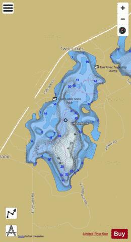 Roland, Lake depth contour Map - i-Boating App