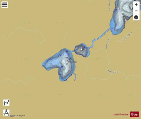 Third Fortune Lake depth contour Map - i-Boating App
