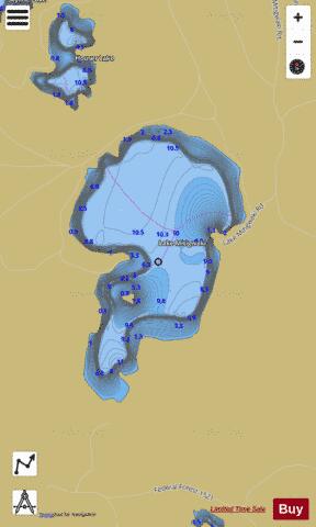 Mitigwaki, Lake depth contour Map - i-Boating App