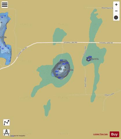 Nelson Lake depth contour Map - i-Boating App