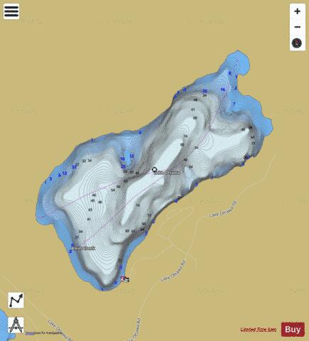 Ottawa, Lake depth contour Map - i-Boating App