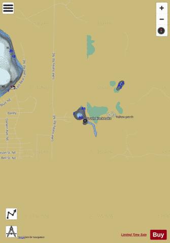 South Black Lake depth contour Map - i-Boating App
