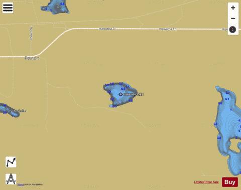 Crossville Lake depth contour Map - i-Boating App