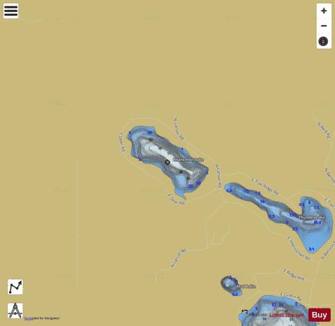 Chancellor Lake depth contour Map - i-Boating App