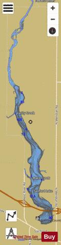 Sanford Lake depth contour Map - i-Boating App
