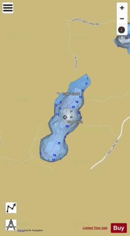 Crapo Lake depth contour Map - i-Boating App
