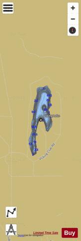 Viking Lake depth contour Map - i-Boating App
