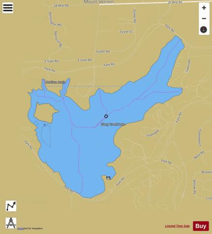 Stoney Creek Lake depth contour Map - i-Boating App