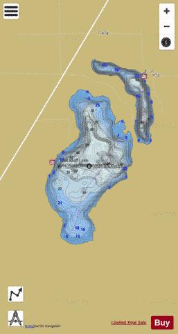Ball Bluff depth contour Map - i-Boating App