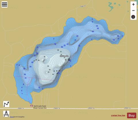 Spirit depth contour Map - i-Boating App