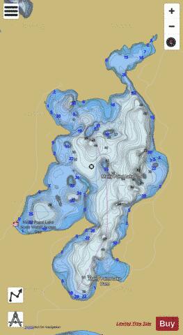 Many Point depth contour Map - i-Boating App