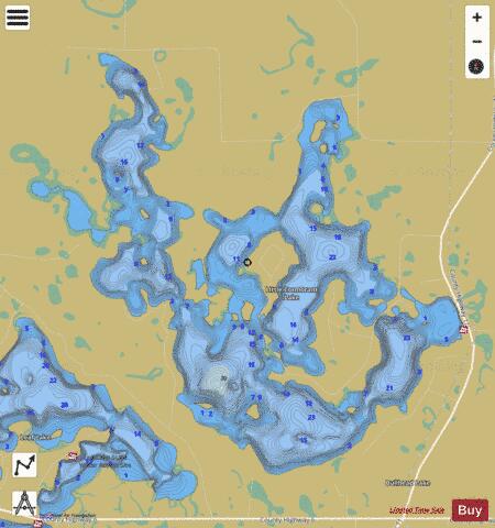 Little Cormorant depth contour Map - i-Boating App