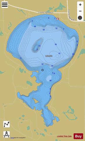 Ida depth contour Map - i-Boating App