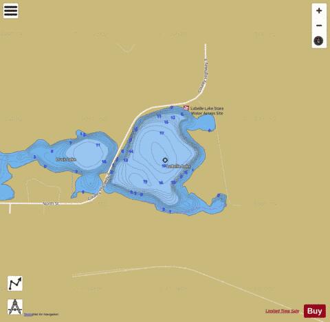 East LaBelle depth contour Map - i-Boating App