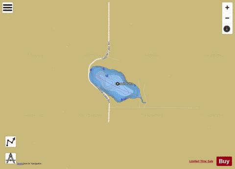 Merwin depth contour Map - i-Boating App