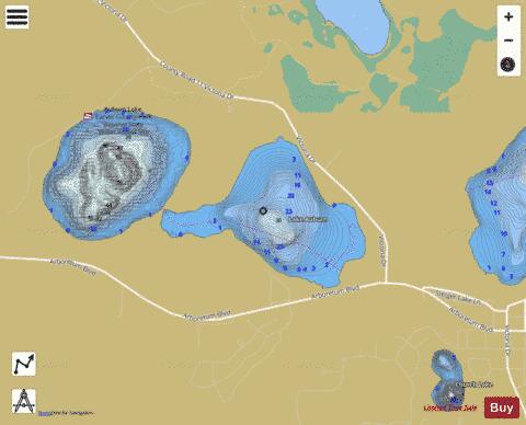 East Auburn depth contour Map - i-Boating App