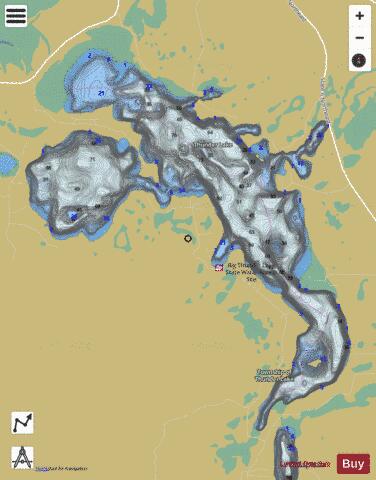 Thunder depth contour Map - i-Boating App