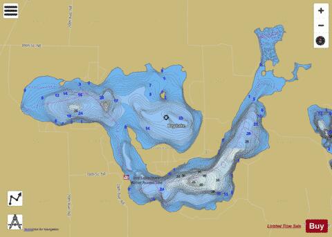 Boy depth contour Map - i-Boating App